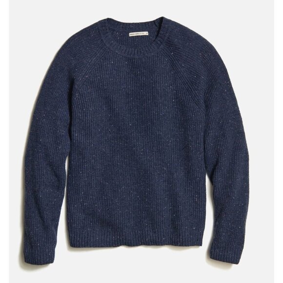 Marine Layer Men's Coleman Crewneck Knit Sweater in Blue Size Large - Picture 1 of 7